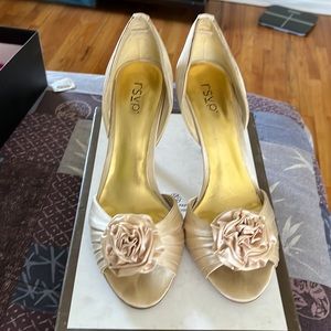 Silk wedding shoes by rsvp